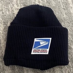 Navy Blue Knit Beanie